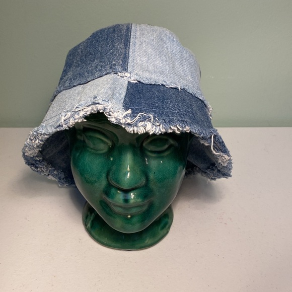 Claire’s Denim Patchwork Bucket Hat - Picture 8 of 8